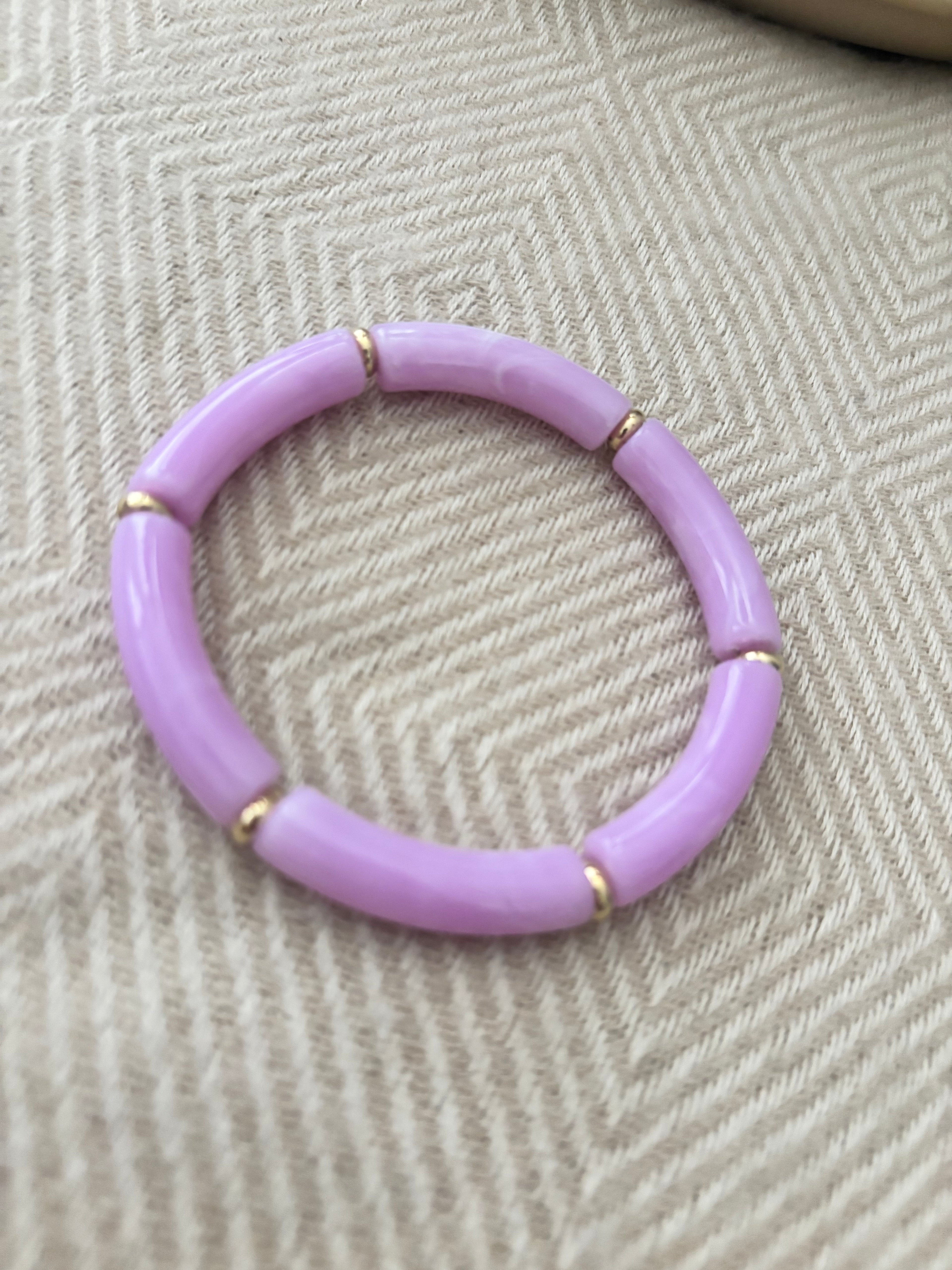 Armband lila resin