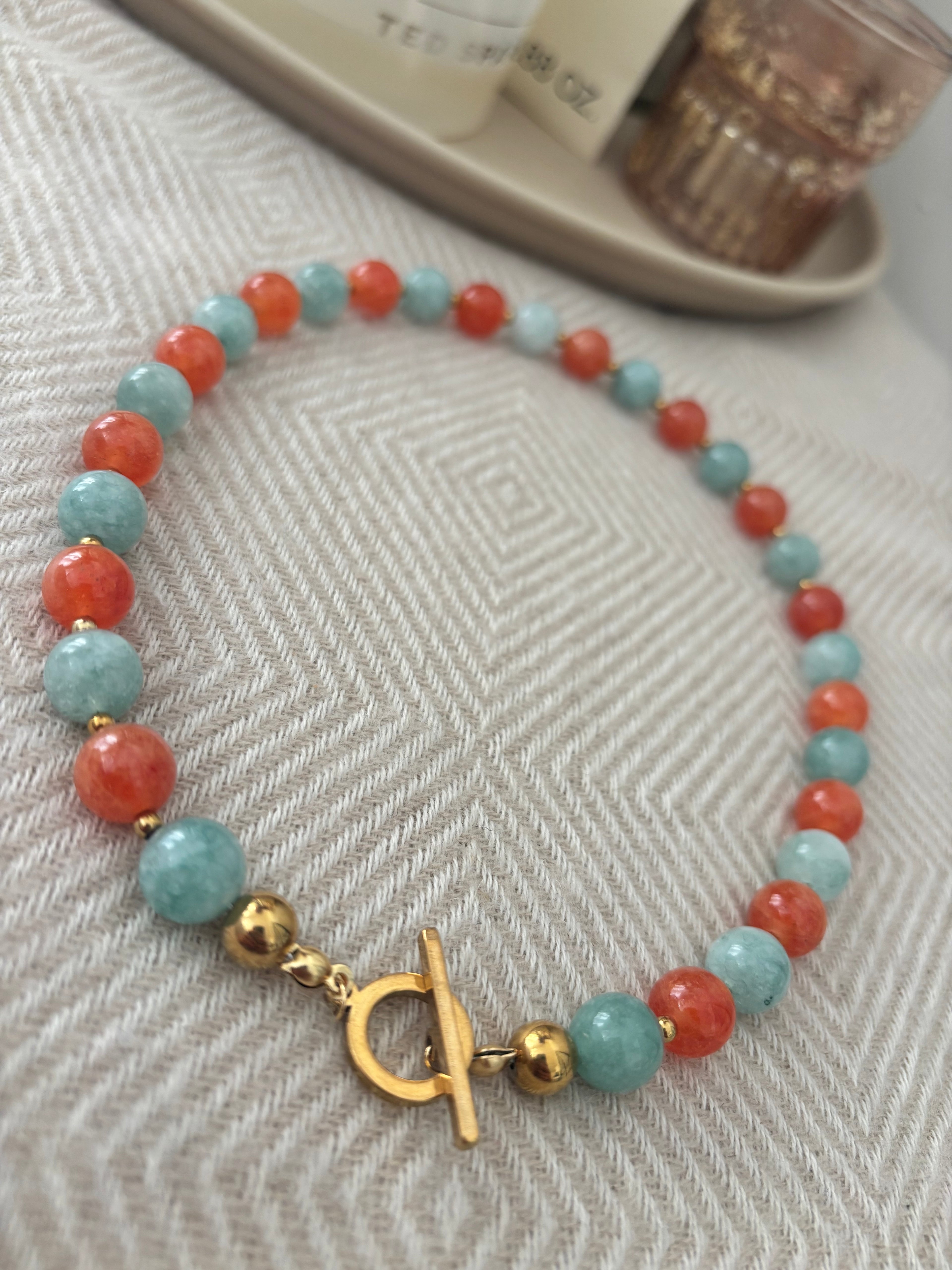 Ketting oranje-blauw