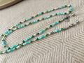 Brilkoordje blauw/groen